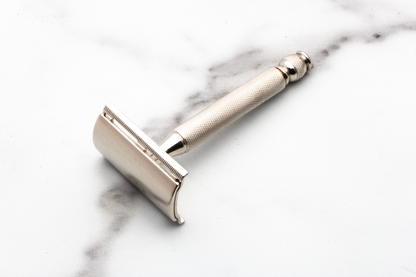 1940's Gillette Ball End Tech Three Piece Double Edge Safety Razor | Original Condition