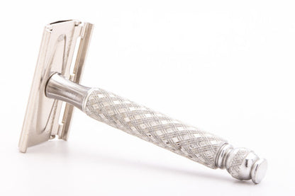 1965 Gillette Ball End Tech Spiral Handle DE Safety Razor K3 | Marcas Regs