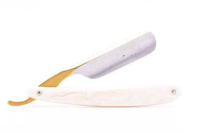 6/8" Dovo "2 Bismarck" Pearl Full Hollow Straight Razor-Shave Ready | Used