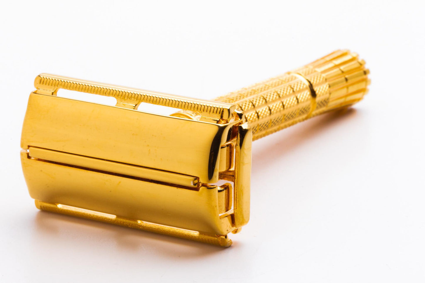 1957 C1 Gillette Flare Tip Regular Super Speed Safety Razor | 24k Gold Revamp