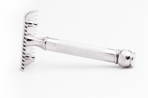1930's Gillette Ball End Old Type DE Safety Razor | Rhodium Revamp