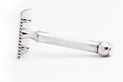 1930's Gillette Ball End Old Type DE Safety Razor | Rhodium Revamp