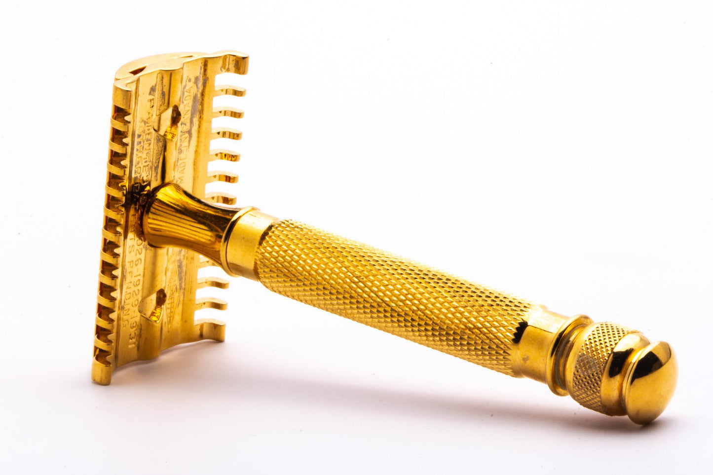 1930's Gillette Goodwill Ball End Double Edge Safety Razor with Replica Handle | Original Condition