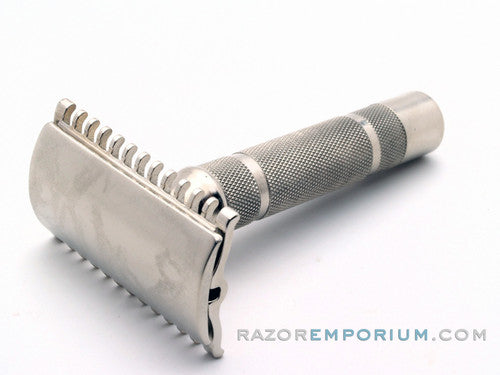 1930's Gillette NEW Short Comb Somerset Travel DE Safety Razor | Nickel Revamp