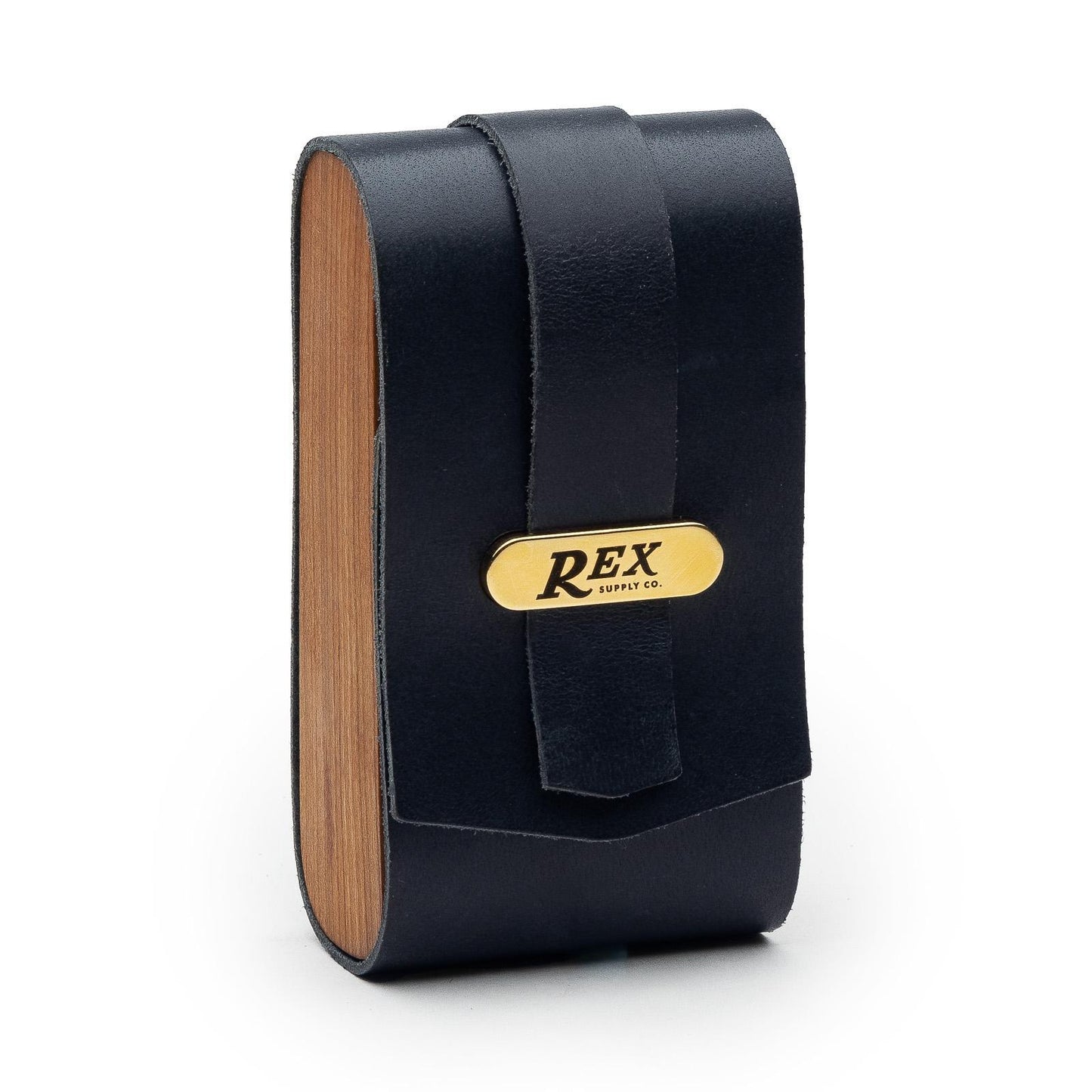 Rex Supply Co. | Navy & Gold Double Edge Safety Razor Case