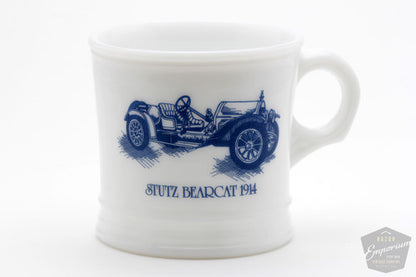 Surrey Milk Glass Shaving Mug - Stutz Bearcat 1914
