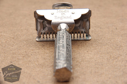 Ever-Ready 1912 Style Single Edge Safety Razor in Chrome Case