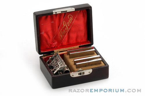 1910's Gem Star Lather Catcher Model Safety Razor Set