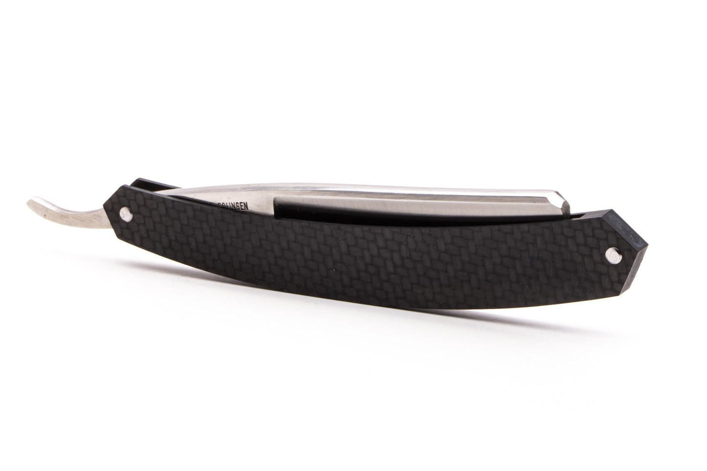 7/8" J.A Henckles Friodur Inox Stainless Steel Straight Razor | Carbon Fiber Scales