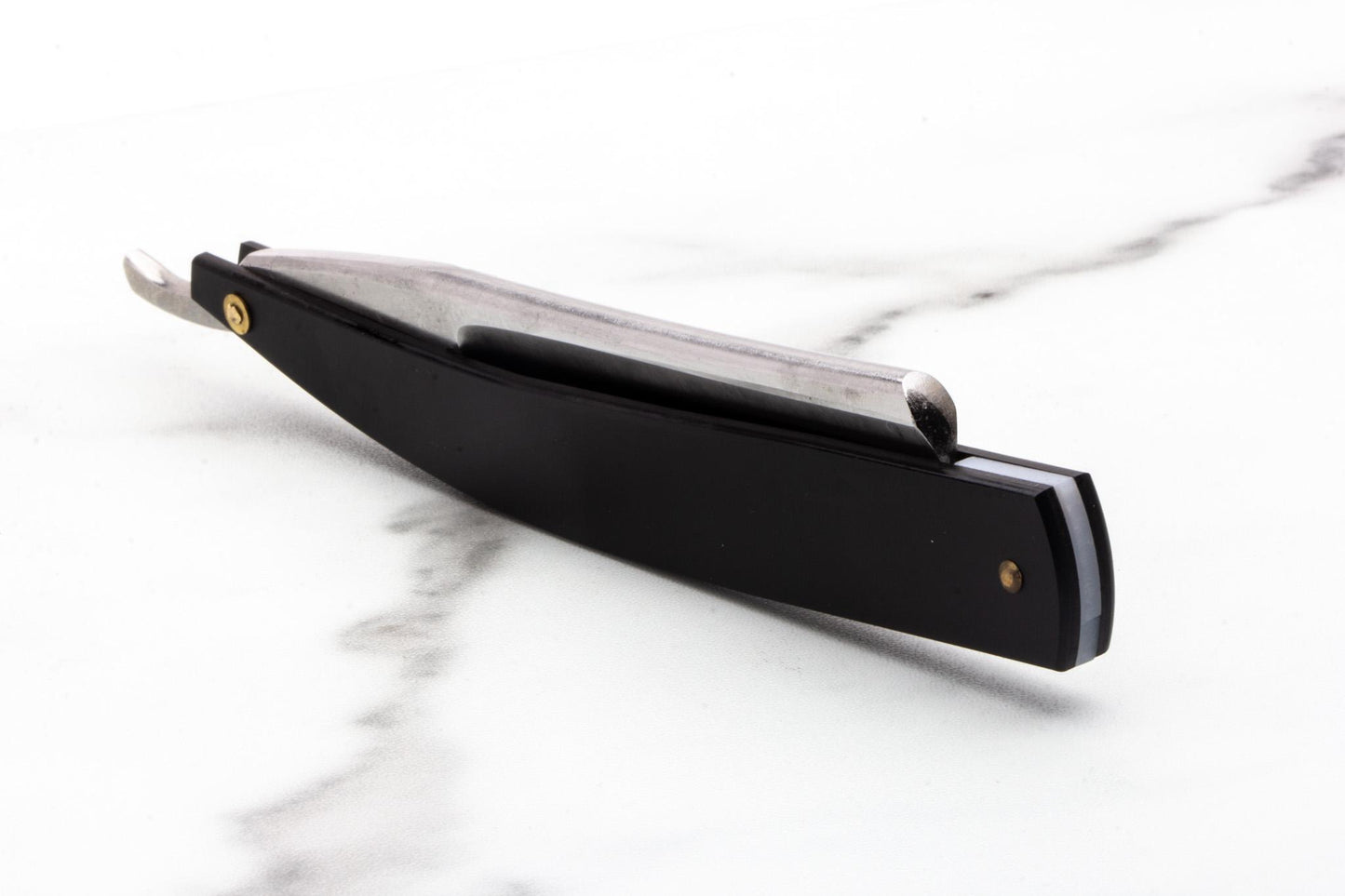 5/8" Restored Gold Dollar 66 Stainless Steel Straight Razor