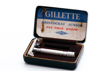 1940's Gillette British Aristocrat Junior Safety Razor Set