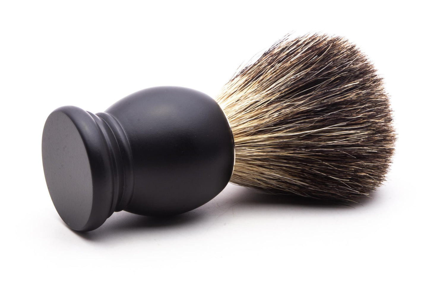 Plisson 1808 | Pure Grey Badger & Black Beech Wood Shaving Brush