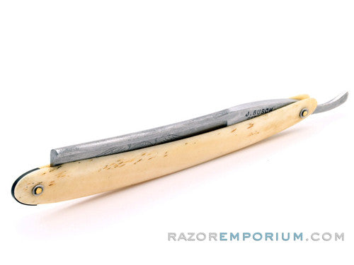 9/16" J. Busch "E Pluribus Unum" Vintage Straight Razor w/ Original Scales | Germany