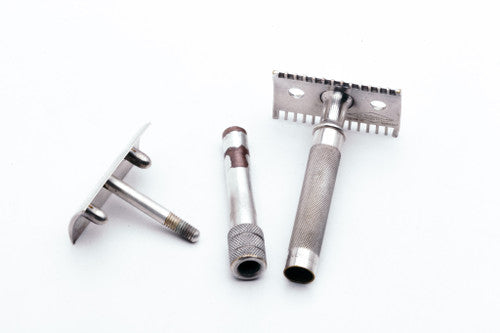 1916 Gillette Single Ring Old Type DE Safety Razor Set