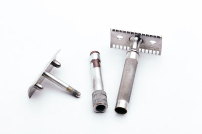 1916 Gillette Single Ring Old Type DE Safety Razor Set