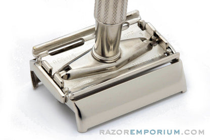 1958 Gillette TV Super Speed DE Razor D3 - Factory Nickel Revamp