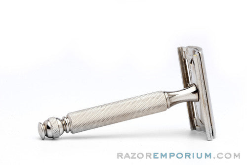 1957 Gillette Ball End Tech DE Safety Razor C1
