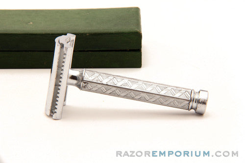 1950's Apollo 3 Piece Aluminum DE Safety Razor-Made in Germany