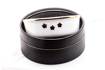 Brousseau and Dov | Stars & Stripes Porcelain Shaving Bowl