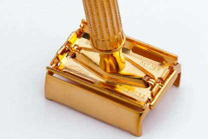 1940's Gillette Aristocrat DE Safety Razor | 24K Gold Revamp