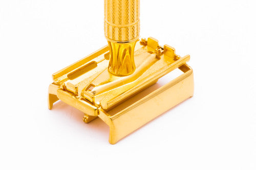 1951 Gillette Aristocrat Double Edge Safety Razor  W2 | 24k Gold Revamp