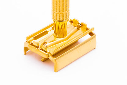 1951 Gillette Aristocrat Double Edge Safety Razor  W2 | 24k Gold Revamp