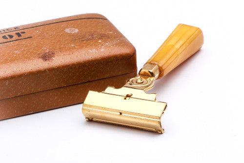1950's Eversharp Schick Gold Injector With Case
