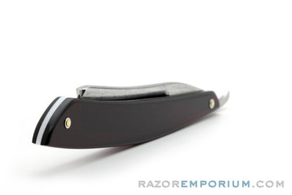 6/8" Wade & Butcher Straight Razor Black Cherry Scales | Sheffield, England
