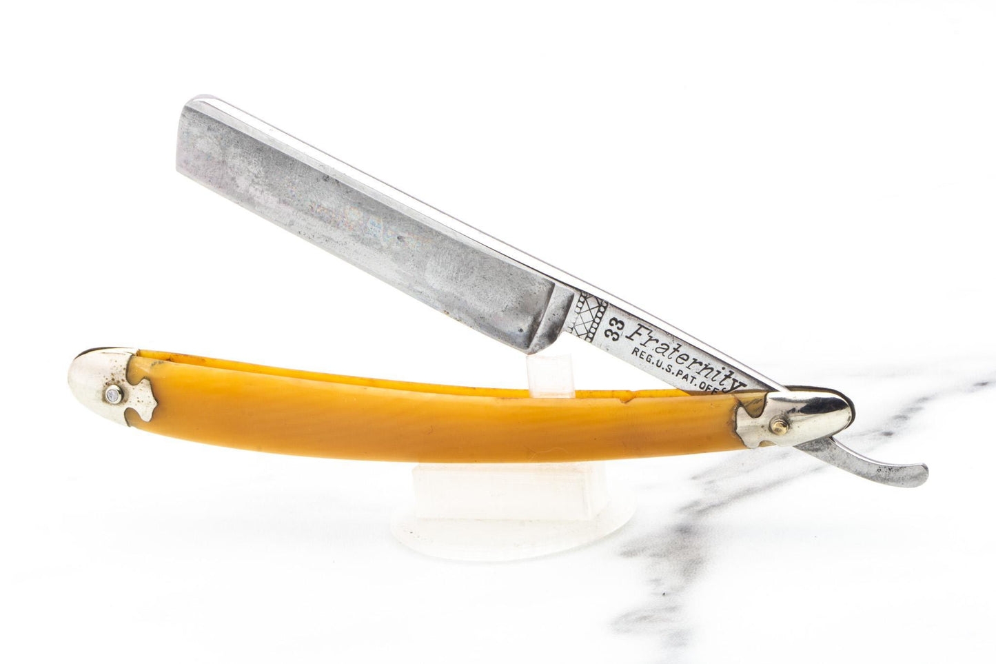 4/8" Vintage Restored Wester Bros. 33 Fraternity Straight Razor