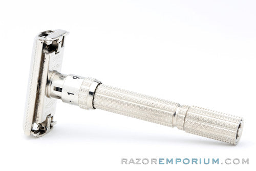 1964 Gillette Slim Adjustable J3 Double Edge Safety Razor