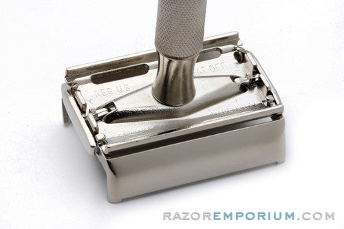 1953 Gillette Super Speed DE Safety Razor | Factory Nickel Revamp