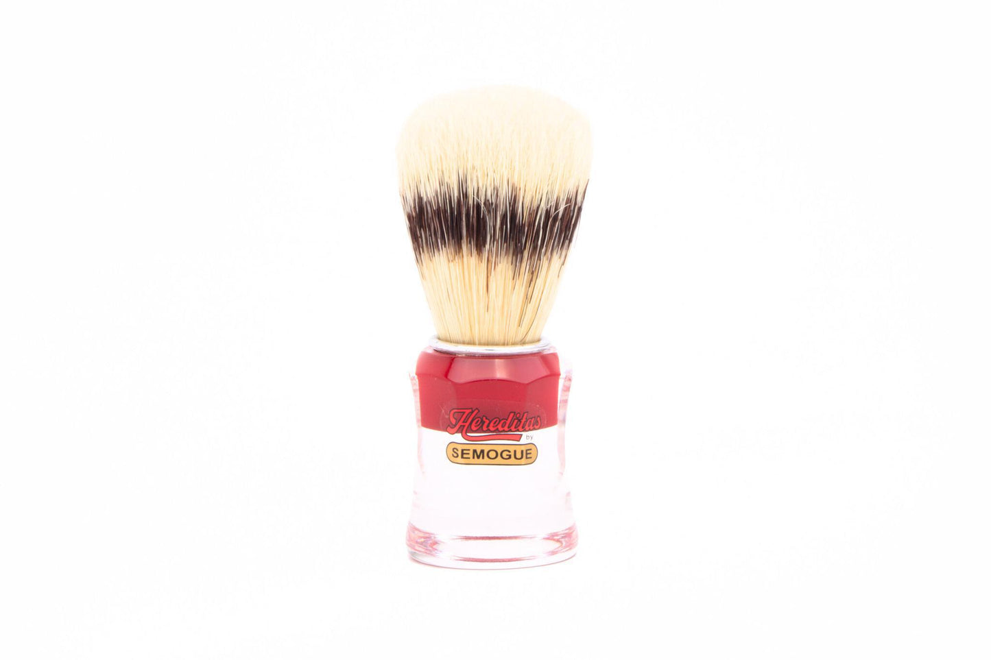 Semogue | 830 Premium Boar Shave Brush With Red Acrylic Handle | Pre-Owned