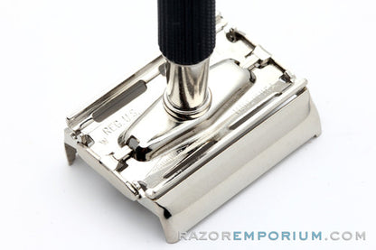 1976 Gillette W2 Black Handle Super Speed Safety Razor