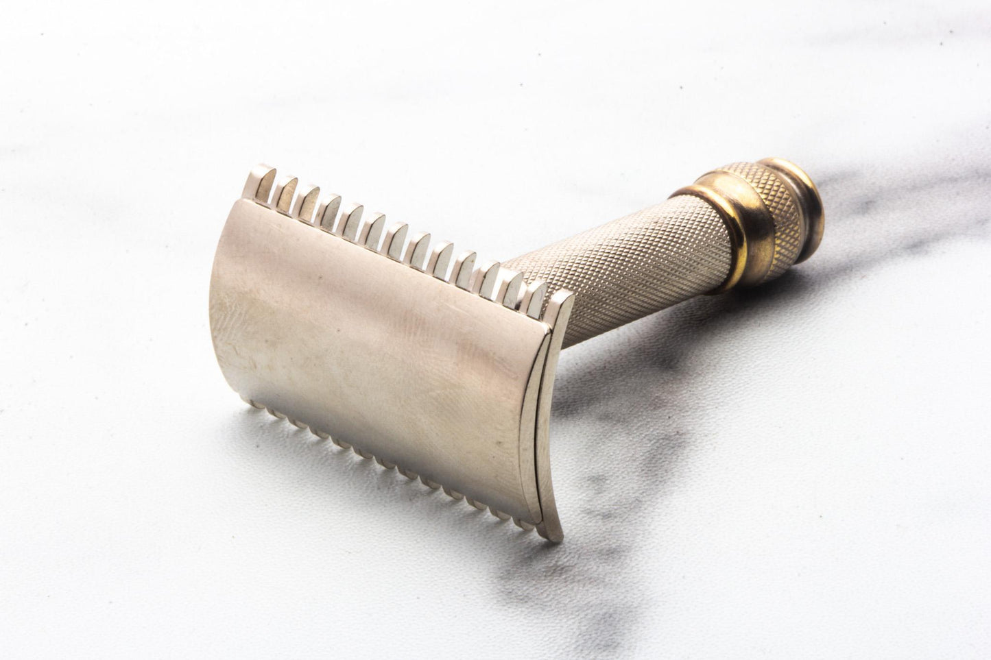 1920's GIllette Milady Decollete DE Safety Razor in Leather Case | Original Condition