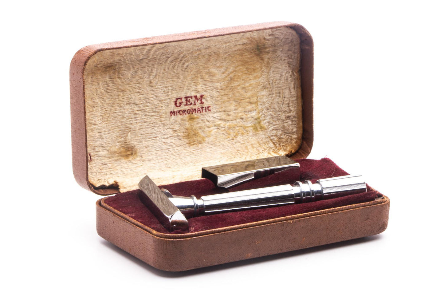 1930's GEM Micromatic TTO Razor Single Edge Safety Razor Set | Original Condition
