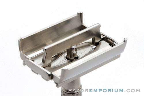1954 Gillette Flare Tip Double Edge Super Speed Safety Razor | Factory Nickel Revamp