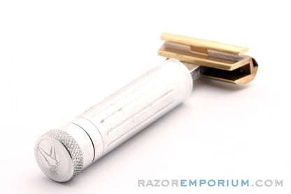 1920's Schick Type A Gold Repeating Injector Razor Set
