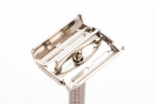 1956 B1 Gillette TTO Flare Tip Super Speed Double Edge Razor  | Factory Nickel Revamp