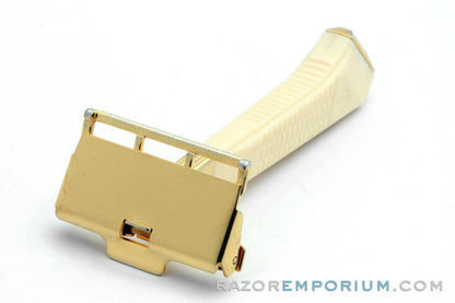 1960's GEM Featherweight Deluxe Single Edge Safety Razor