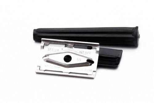 1947 Gillette WWII Contract Tech Handle with Tech DE Safety Razor