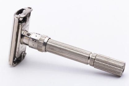 1963 I3 Gillette Slim Adjustable Double Edge Safety Razor Set | Original Condition