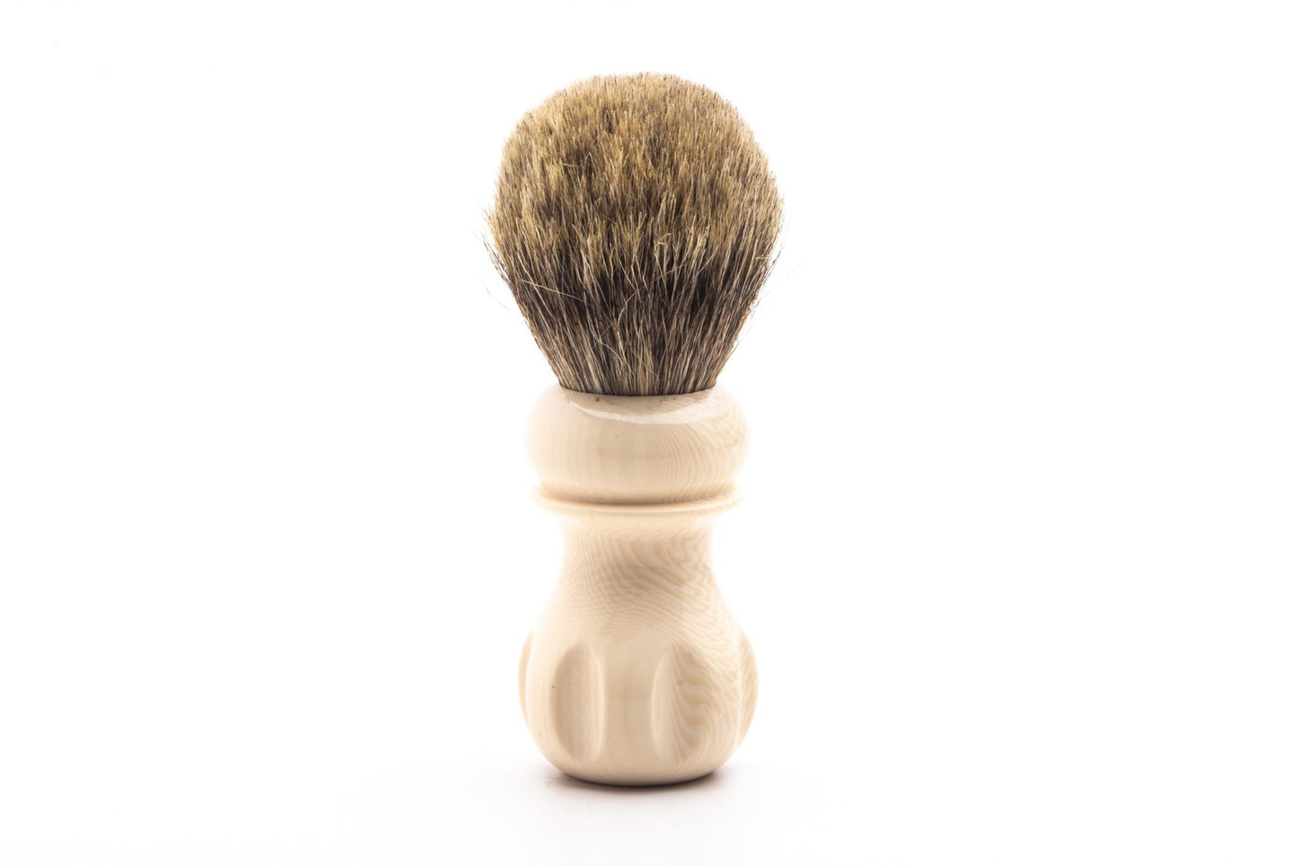 Restored Best Badger Shaving Brush With Cream Handle