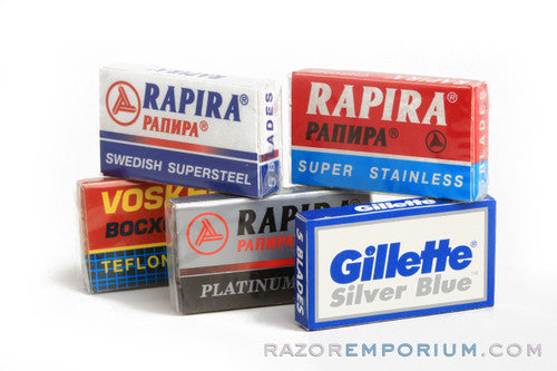 Double Edge Safety Razor Blade Sample Pack - Russian