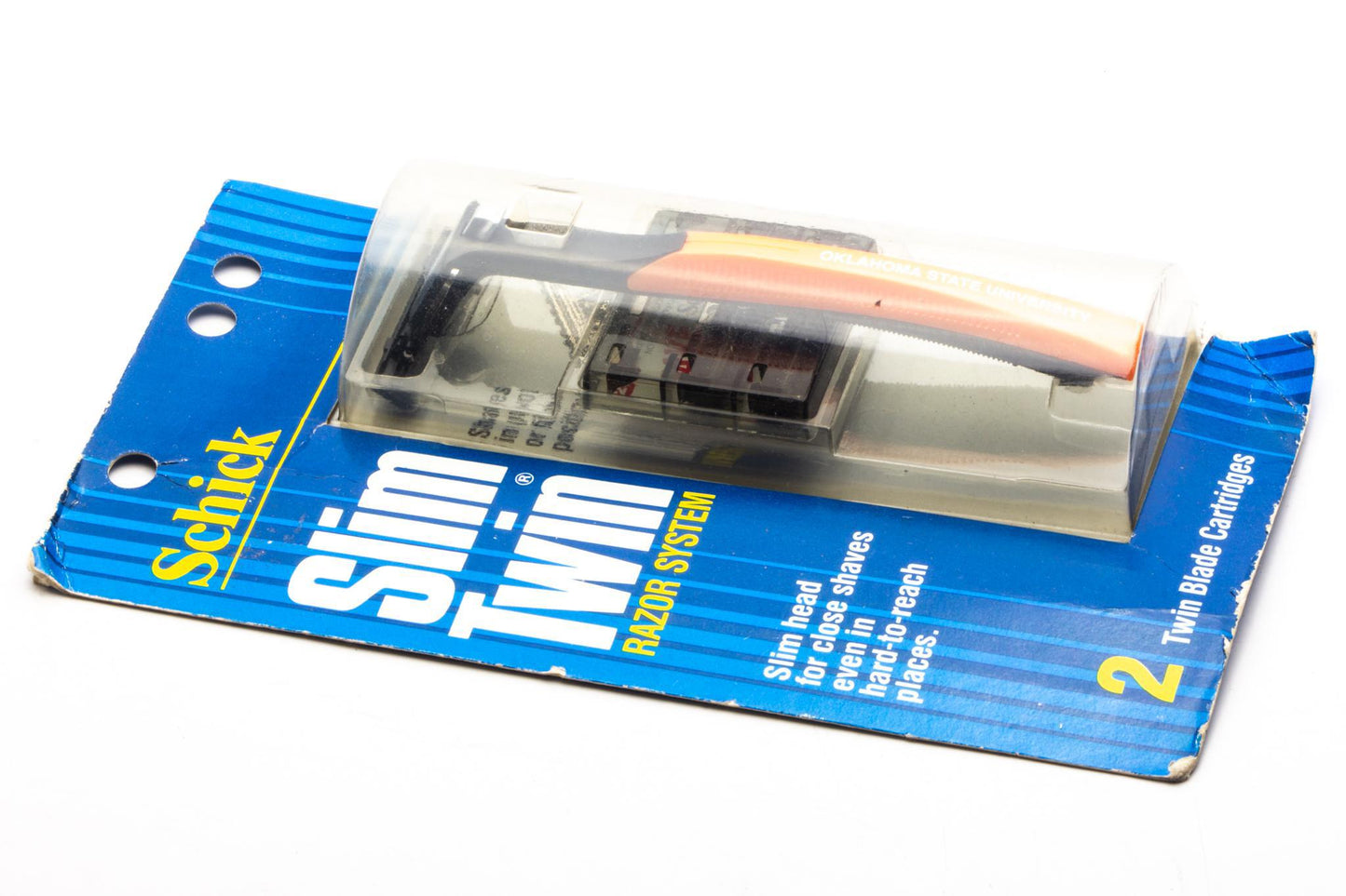 1980's Vintage Oklahoma State Schick Slim Twist Razor System