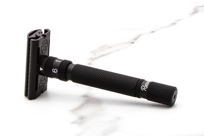 Rockwell Razors | SETPOINT Black Aluminum Adjustable Safety Razor