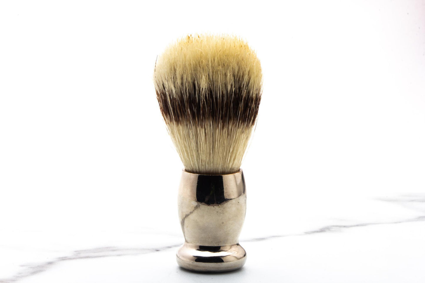 Vintage Restored | Best Badger Travel Shaving Brush With Metal Handle