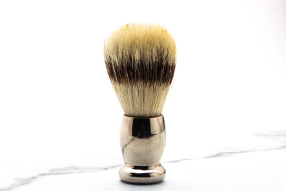 Vintage Restored | Best Badger Travel Shaving Brush With Metal Handle