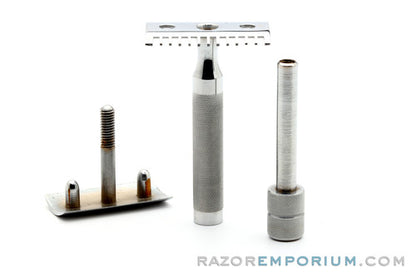 Gaudin Open Comb DE Safety Razor Set w/  Case Blade Bank & Blades | Marseille