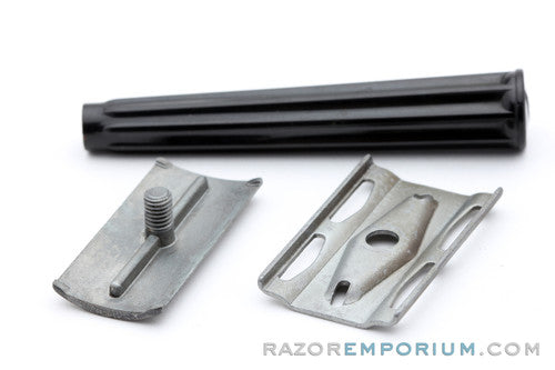 1947-51 Gillette Bakelite Handle Tech DE Razor Set