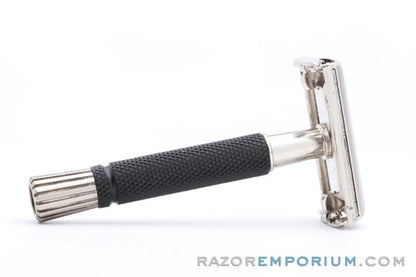 1980's Gillette Black Handle Super Speed Safety Razor